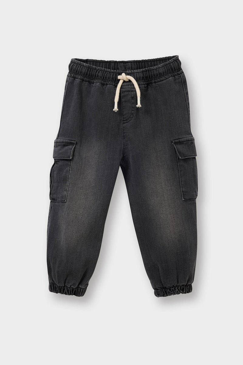 DeFacto Grey BabyBoy Baby Boy Jogger Fit Jeans Casual - Image 2